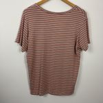 American Eagle Soft & Sexy Striped V Neck Short Sleeve T Shirt Top Women's XS Photo 1