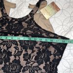 Lily White  large black lace shorts romper zip back sleeveless lace detail lined Photo 6