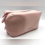 Burberry NEW! Logo Clutch Toiletry Bag Cosmetic Pouch Travel Case ~ Pink Photo 4