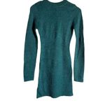 Atoir Miaa Green Long Sleeve Open Back Bodycon Sweater Mini Dress Size 2 Photo 3