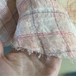 Beach Lunch Lounge Womens Mia Pucker Plaid Round Neck Tunic Top Size Small Photo 5