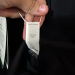 Halara  Black Cropped Sweatshirt • Crewneck Long Sleeve • Size Large NWT Photo 1