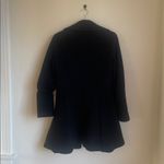 Betsey Johnson Black Wool Gold Button Corset Waist Coat Photo 7