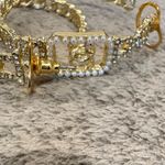 CC Gold Chain Link Earrings Photo 3