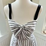 Jason Wu Black and White Striped Midi Dress Size 4 Preppy Yacht Wife Summer Photo 11