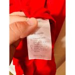 MARISSA WEBB Satin Red Tie Front V Photo 7