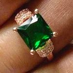 Beverly Hills Boutique Ring... Green Photo 2