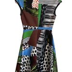 Clover Canyon  Leaf Print Scuba Skater Dress Photo 1
