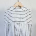 All Saints Women's Saria Striped Shirt Striped Button up Split Open Back XS Photo 7