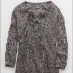 American Eagle ✨ AERIE OVERSIZED LACE-UP SWEATER✨ Photo 4