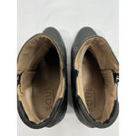 Womans Soul Haley Wedge Booties 8.5 Black Side Zip Almond Toe Photo 5