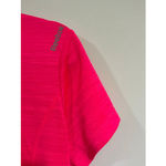 Athleta Woman’s reebok short sleeve athletic shirt pink XL Photo 1
