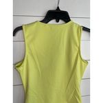 Good American Yellow V Neck Sleeveless Snap Closure GR4850 Bodysuit Large Photo 6