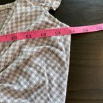 Urban Romantics Gingham Ruched Crop Top Ruffle Sleeves Cottagecore M Peasantcore Photo 6