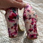 Bandolino Pink Floral Armory Sandals, Sz 7.5 Photo 5