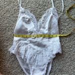 E. Bole NWT Lace Camisole Teddy with Music Sz Medium Wedding Bride Coquette White Photo 10