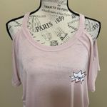 Material Girl Active Pink Cold Shoulder XL Top Photo 6