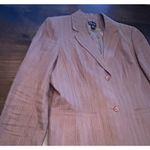 Rafaella ⭐️ Vintage 100% Linen  Blazer Button Up Jacket‎ Womens 14 Brown Neutral Photo 3