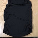 Twenty One New Women’s  Ruched Dress Stretchy Soft Comfy Black Size Medium Photo 2