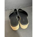 Vince  Solana Black Leather Platform Espadrille Sandal Mule Size US 6 EU 36‎ Photo 5