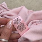 Juicy Couture  Pink Embellished Velour Sleep Wear Crew Neck Long Sleeve Size L Photo 9