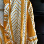 Orange and White patterned sundress Size M Photo 1