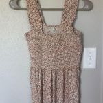Aerie  Floral Smocked Pleated Midi Dress Photo 6