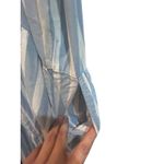 Old Navy  Maxi Dress Blue White Stripe Tiered Spaghetti Strap XL Photo 6