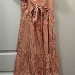 Peter Som FLAWED Collective Orange Puff Sleeve Tiered Dress Size 8 US $395 Photo 3