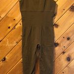 Brown ribbed shapewear bodysuit with tank top and long pants Size L Photo 1