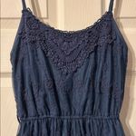 Ultra Pink Navy Lace Mini Dress Juniors Small Photo 2