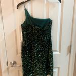 Midnight Doll Hunter Green Sequence Mini Dress Photo 1