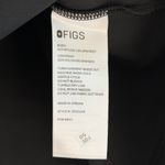 FIGS  Rosa FORMx Slim Crewneck Scrub Top in Black, Size Large Photo 10