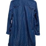 Levi's  Polka Dot Shirt Dress Women’s Sz M Long Sleeve Pockets Polo- MISSING BELT Photo 6