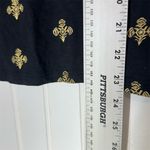 Boden Black Gold Embroidered Tank Top UK 6 US 2 Cottagecore Ruched Straps NWT Photo 4