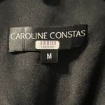 Caroline Constas Vivian Winter Rose Silk Dress , Black Green Size M, Retail $995 Size M Photo 7