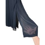 Cache Vintage 80s 90s  Black Chiffon Overlay Wide Leg‎ High Waist Pants Size 2 Photo 8