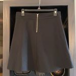 The Limited  Black Pleated Mini Skirt Gold Zipper Size 6 Photo 1