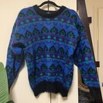 Gallagher Blue and black vintage sweater Photo 0