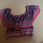 MC2 saint Barth crop silk top off shoulder or scoop gorgeous Saks one size Size 00 Photo 3