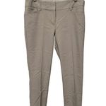 EXPRESS  Women's Columnist Solid Tan Ankle Dress Pants - Size 2 Photo 2