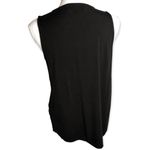 Michael Kors Dark Brown Sleeveless Layered Blouse Size M Photo 3