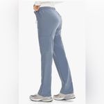 Straight Leg Scrub Pants for Women Rock Grey Size L Blue Size L Photo 1