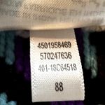 Chico's Houndstooth Ruana Poncho Fringe Short Sleeve Multicolor One Size Photo 3