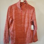 st. john's bay  Active Fleece Top 1/4 Zip Size small blossom Photo 0