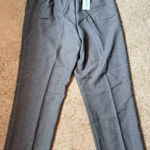 Alfred Dunner Women Gray Elastic Waist Straight Leg Casual Pants Size 8 Photo 0