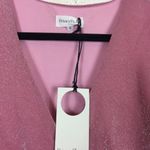 Privacy Please Sylvie Mini Dress Small Pink Ruched Metallic Barbie NWT Cocktail Photo 4