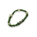 Women's Green Beaded Handmade Native American‎ Art Bracelet Boho Western Navajo Photo 3