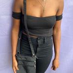 Classic black crossbody shoulder bag Photo 0