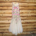 Mac Duggal   20652 Beige Strapless Bustier Floral Embroidered Mermaid Gown Photo 12